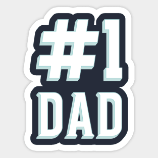 number 1 dad(1#dad) in the family Sticker